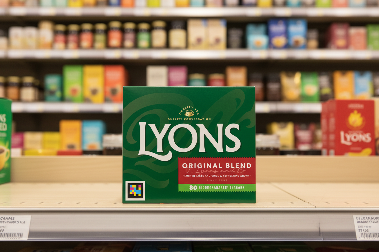 12 x Lyons Original Blend 80 Biodegradable Teabags 232G
