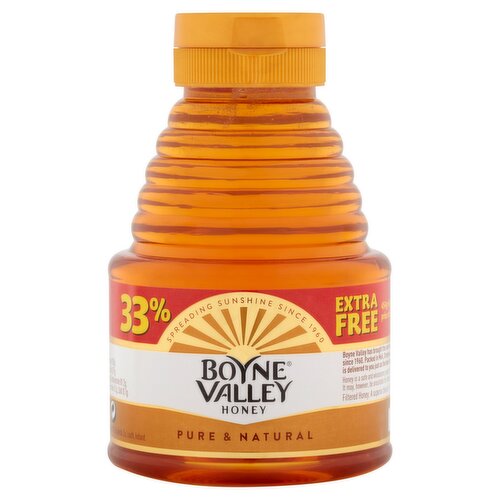 6 x Boyne Valley Honey 340G + 33% Extra Free Squeezy