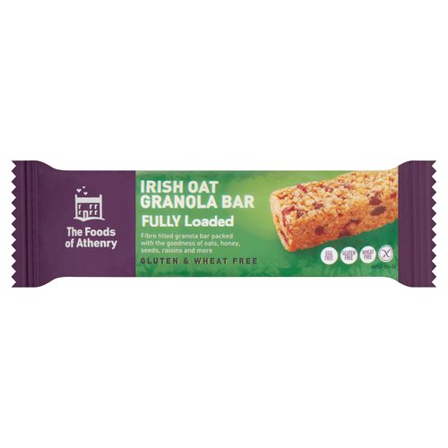 20 x The Foods Of Athenry Irish Oat Granola Bar Fully Loaded 55G