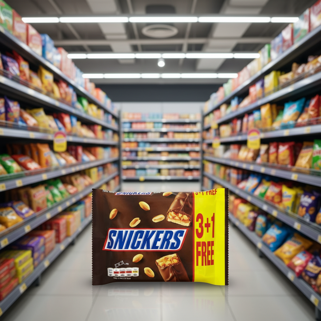 22 x Snickers 4Pk - 167GM