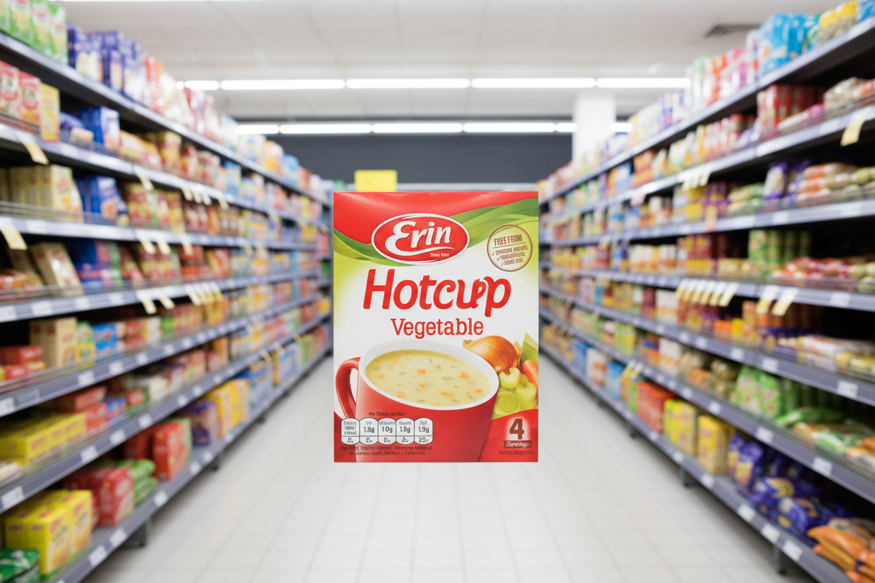 12 x Erin Hotcup Original Vegetable 49G