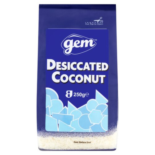 12 x Gem Desiccated Coconut 250G