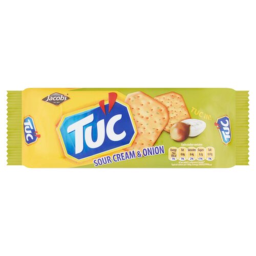 24 x Jacob's Tuc Sour Cream & Onion 100G