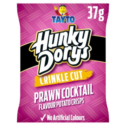 50 x  Hunky Dorys Prawn Cocktail 37G