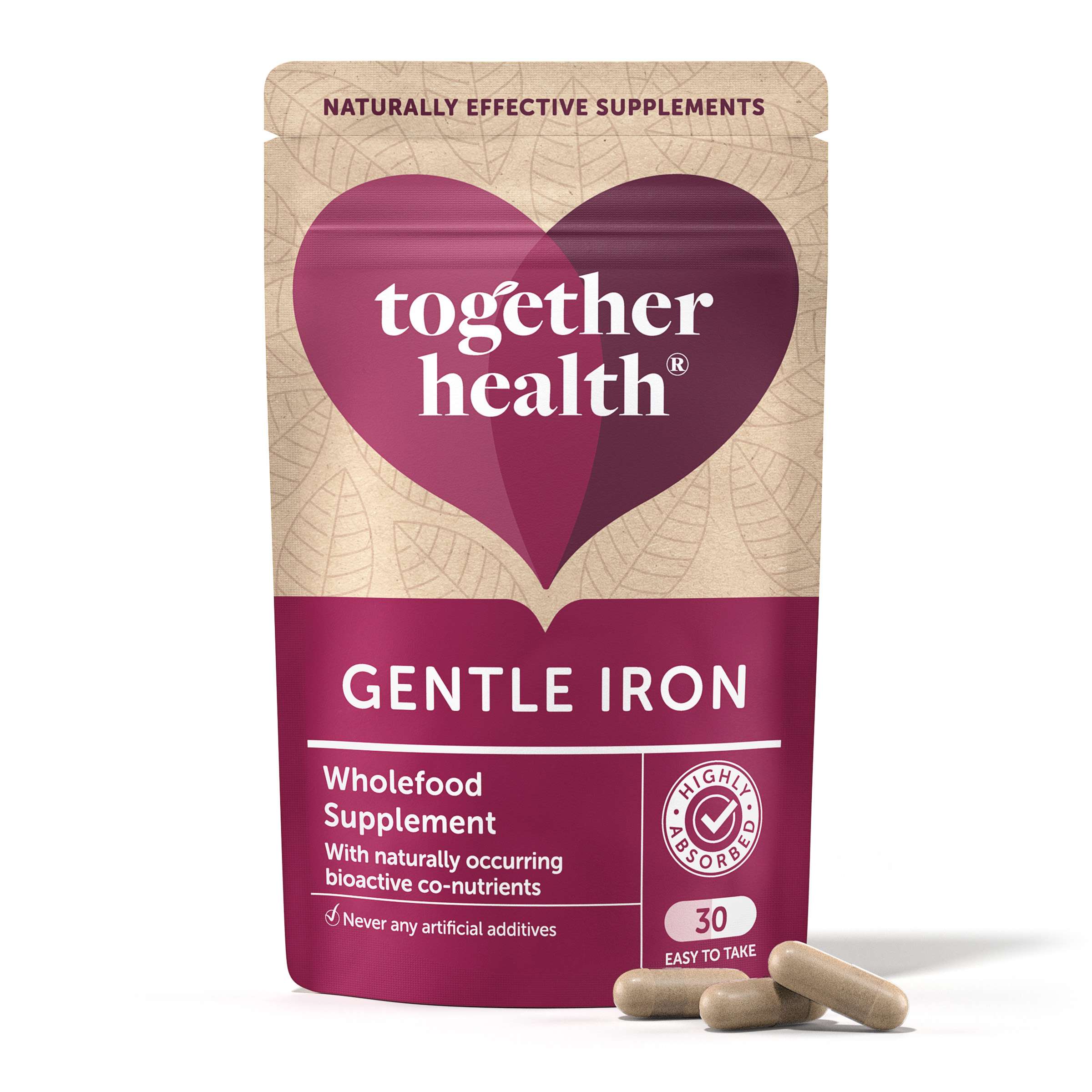 Together Health Gentle Iron Vit & Mineral Complex - 30caps