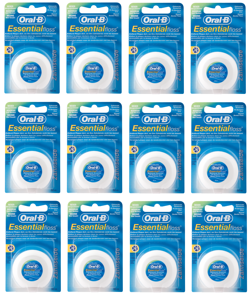 12 x Oral B Floss Mint 50M