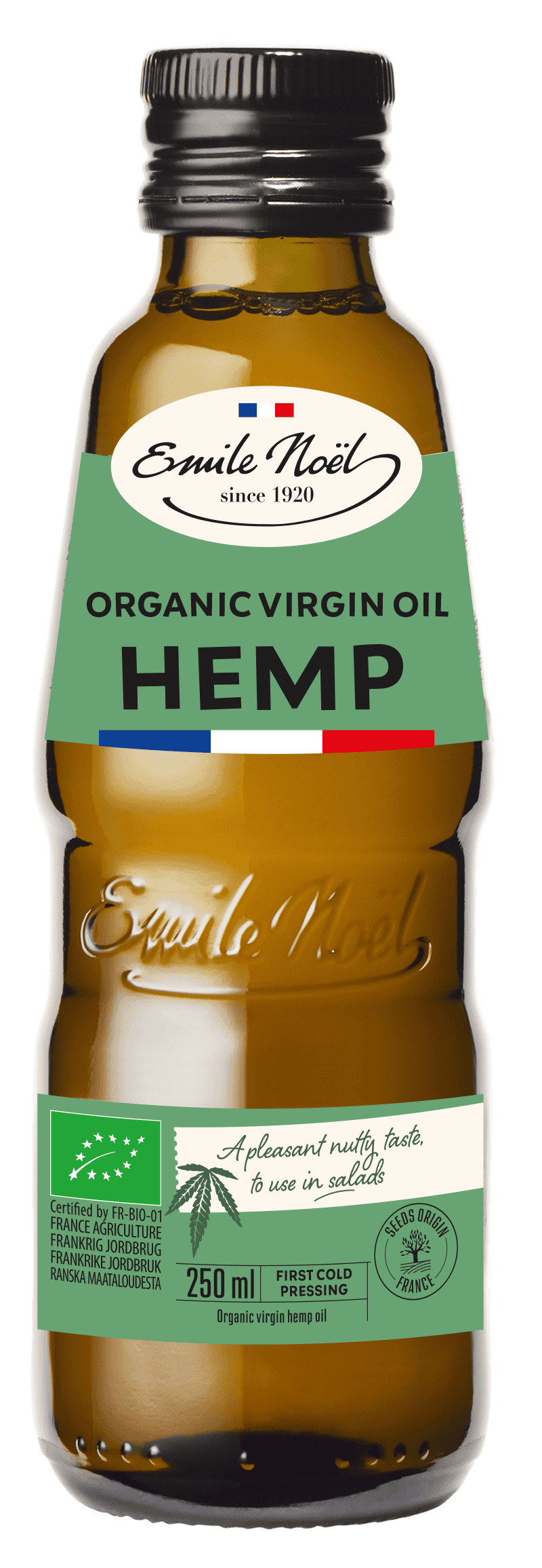 Emile Noel Organic Virgin Hemp Oil - 250ml