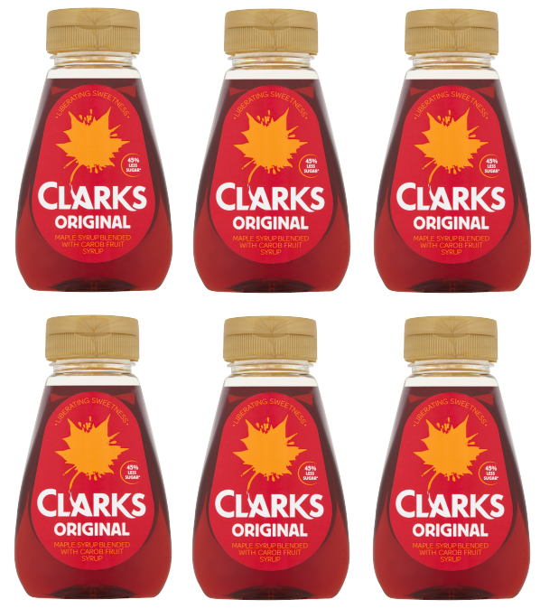 6 x Clarks Original Maple Syrup 180Ml