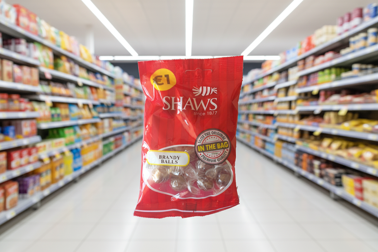 24 x Shaws Brandy Balls 100g Bags