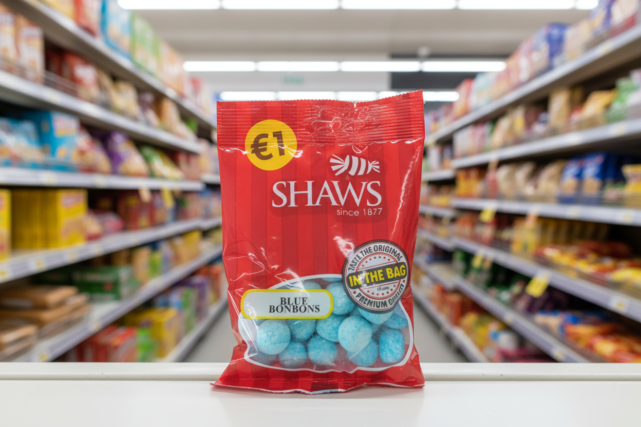 24 x Shaws Blue Bonbons 100Gm