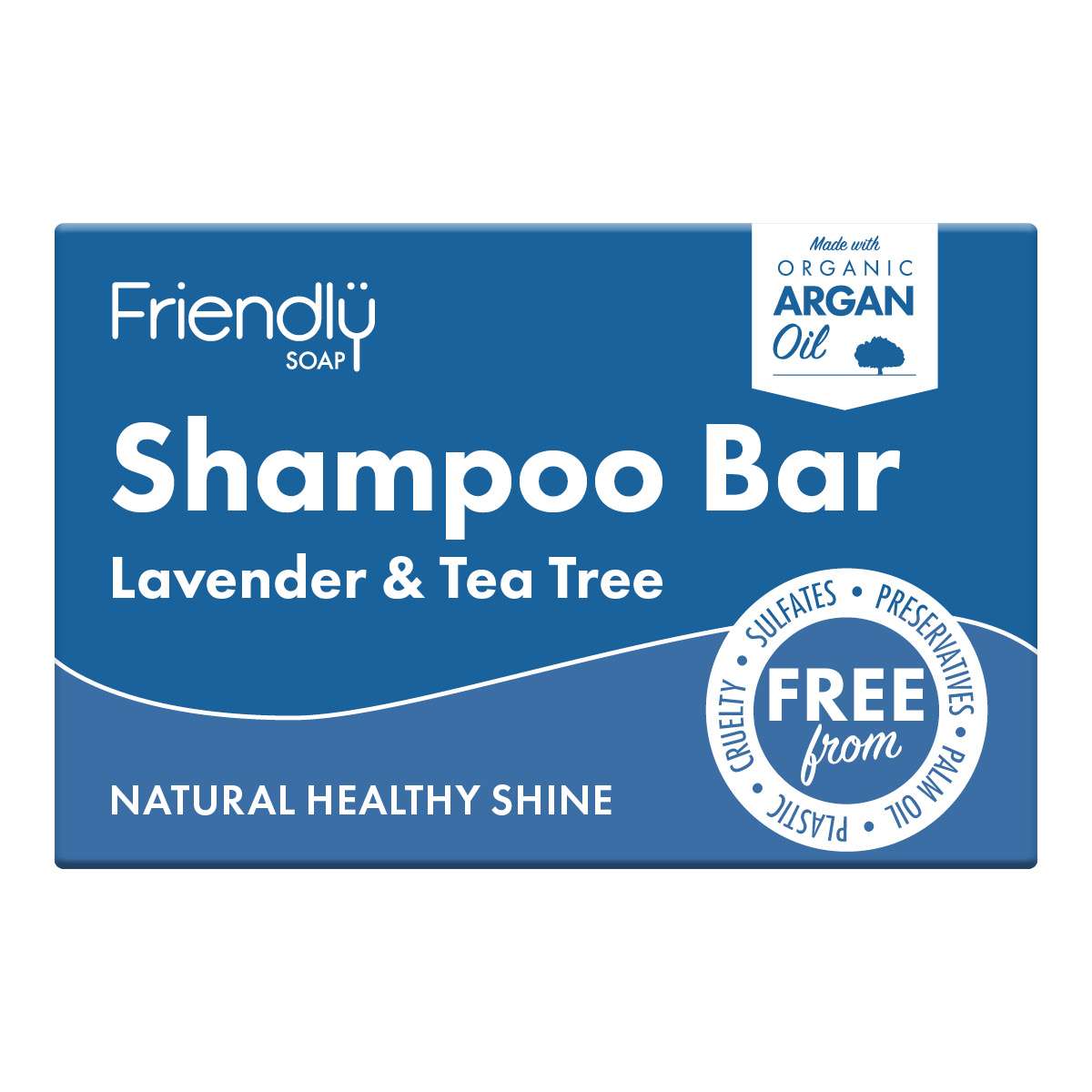 6 x Friendly Soap Lavender & Tea Tree Shampoo Bar - 95g