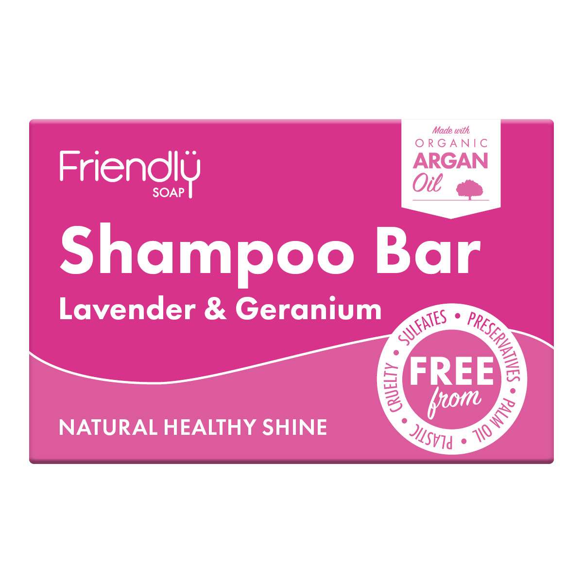 6 x Friendly Soap Lavender & Geranium Shampoo Bar - 95g