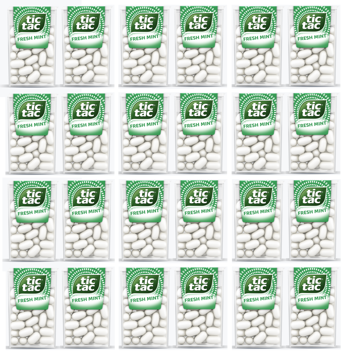 24 x Tic Tac Mint 18Gm