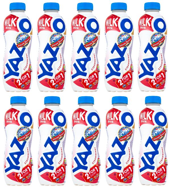 10 x Yazoo Milk Drink Strawberry 400Ml