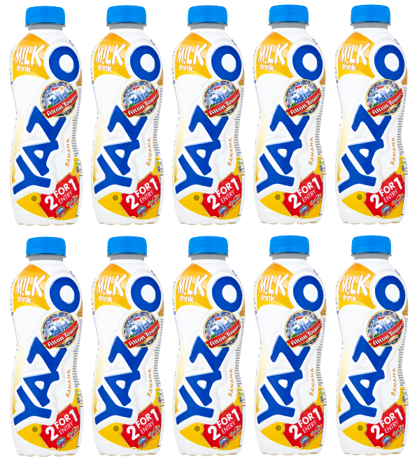 10 x Yazoo Milk Drink Banana 400Ml