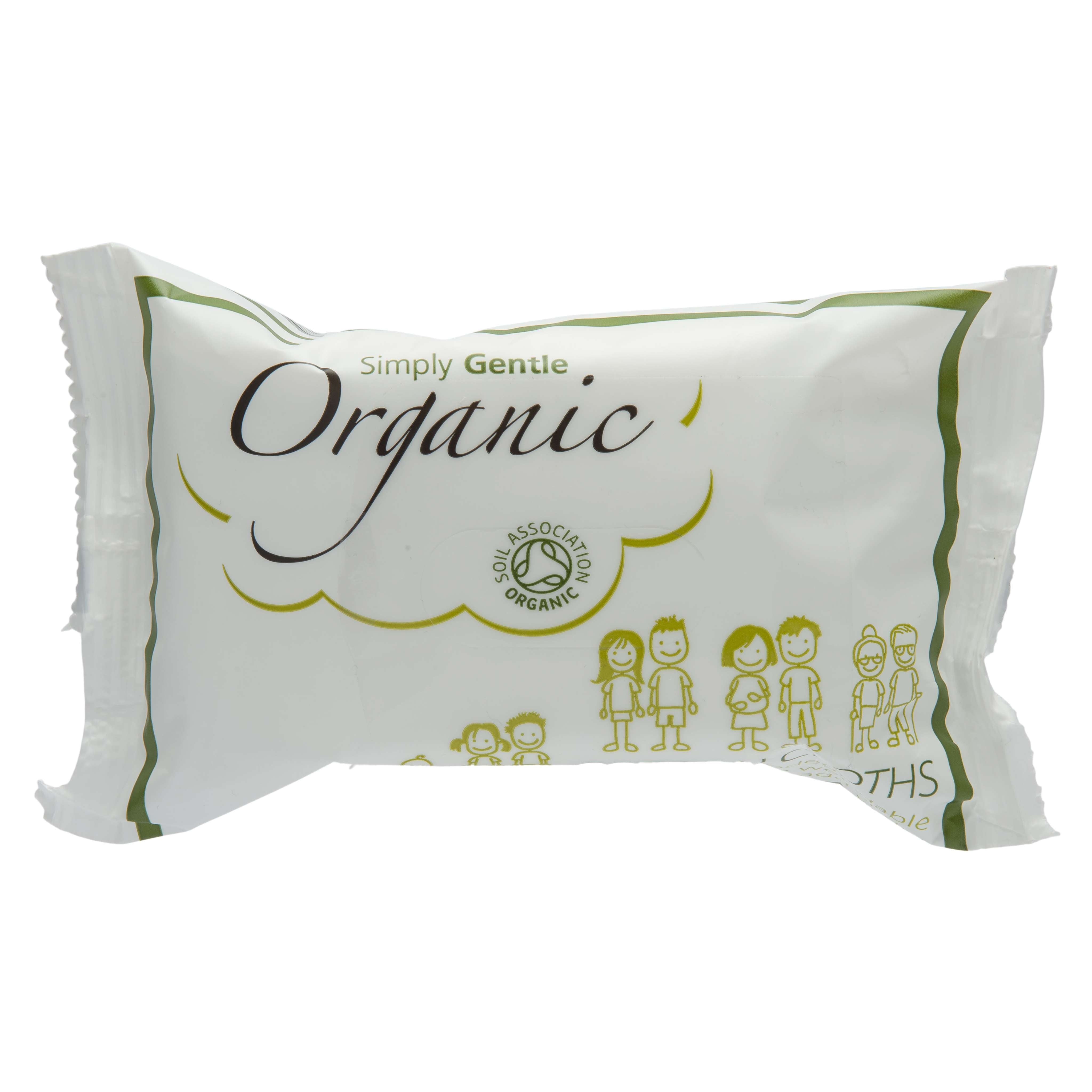 Simply Gentle Organic Cotton Cloths - 30pc