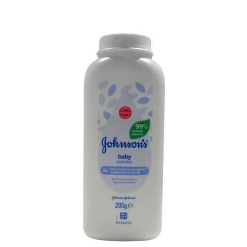 6 x Johnson's Baby Powder Natural Cornstarch 200G