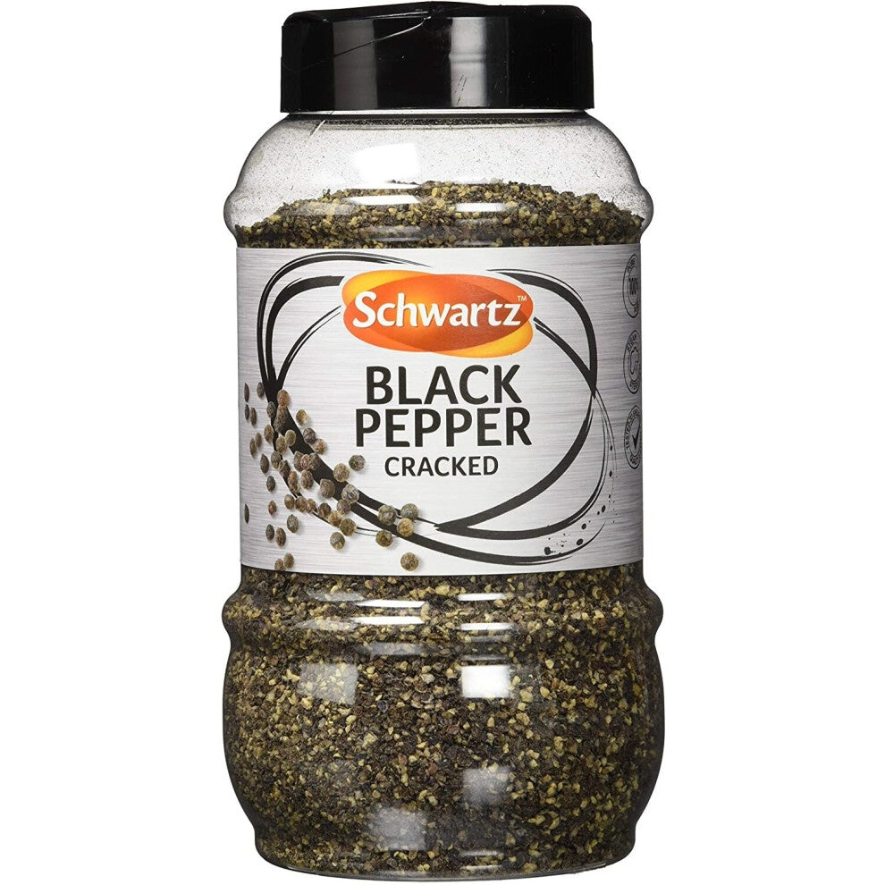 6 x Schwartz Cracked Black Pepper 380G