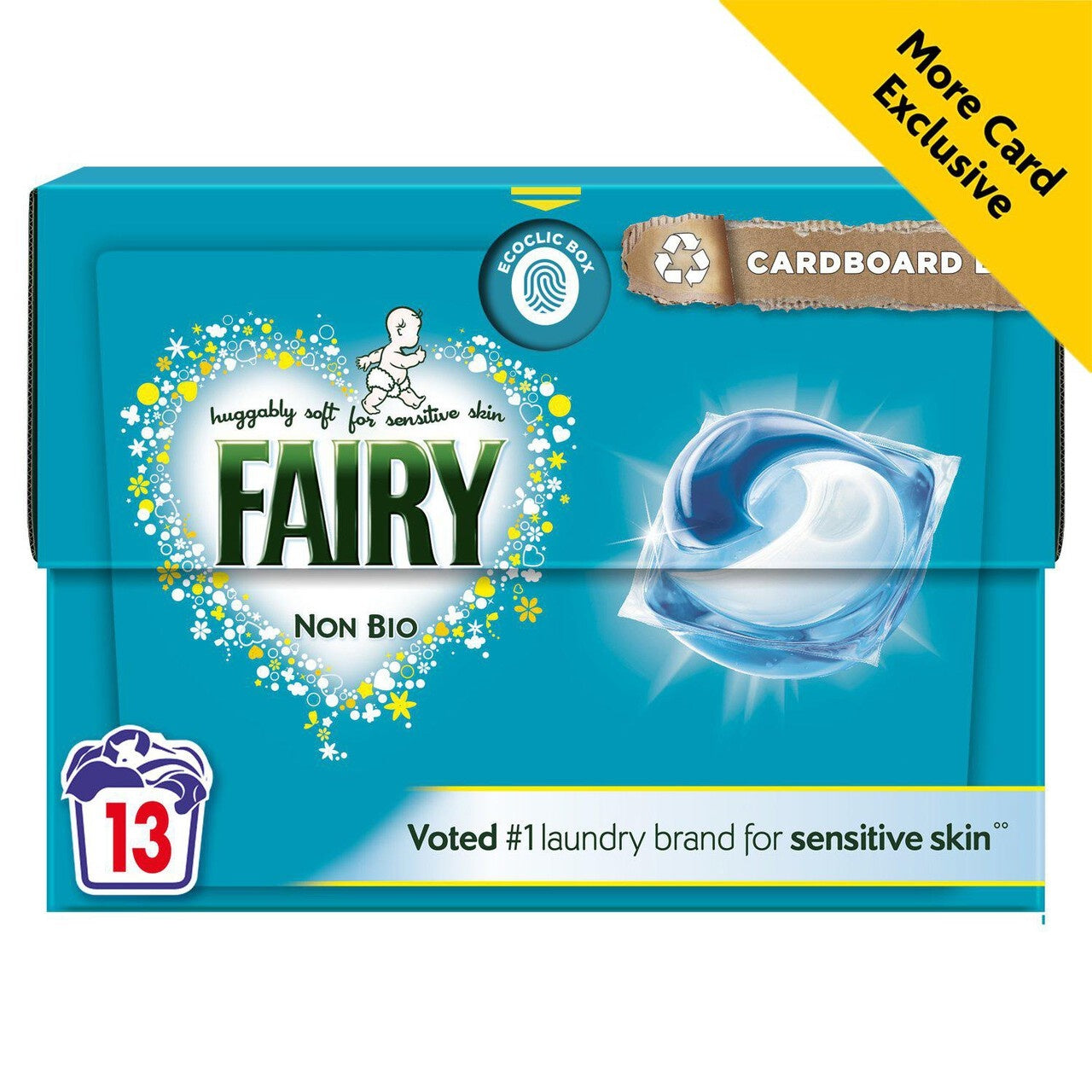 4 x Fairy Non Bio Pods® For Sensitive Skin 13 Washes