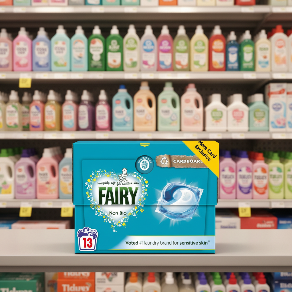 4 x Fairy Non Bio Pods® For Sensitive Skin 13 Washes