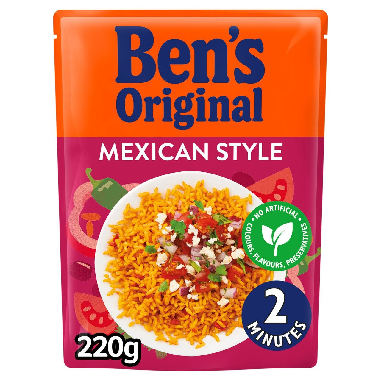 6 x Ben's Original Mexican Style 220G