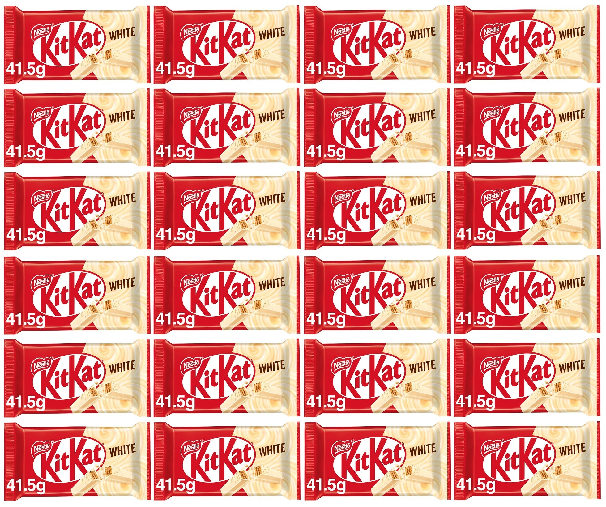 24 x Kitkat White Chocolate Bar 41.5G