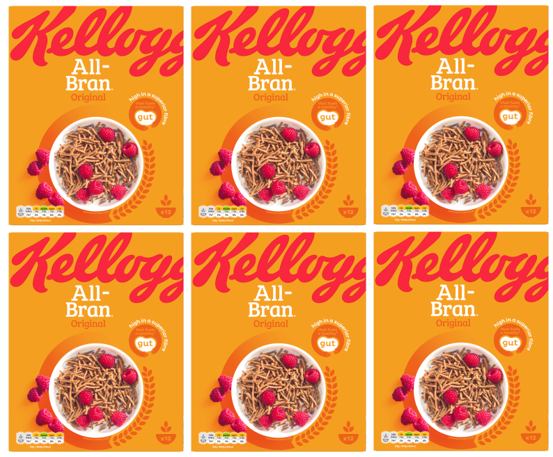 6 x Kelloggs All-Bran - 500GM