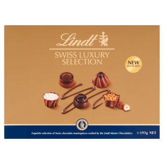 6 x Lindt Swiss Luxury Selection Chocolate Box - 193GM