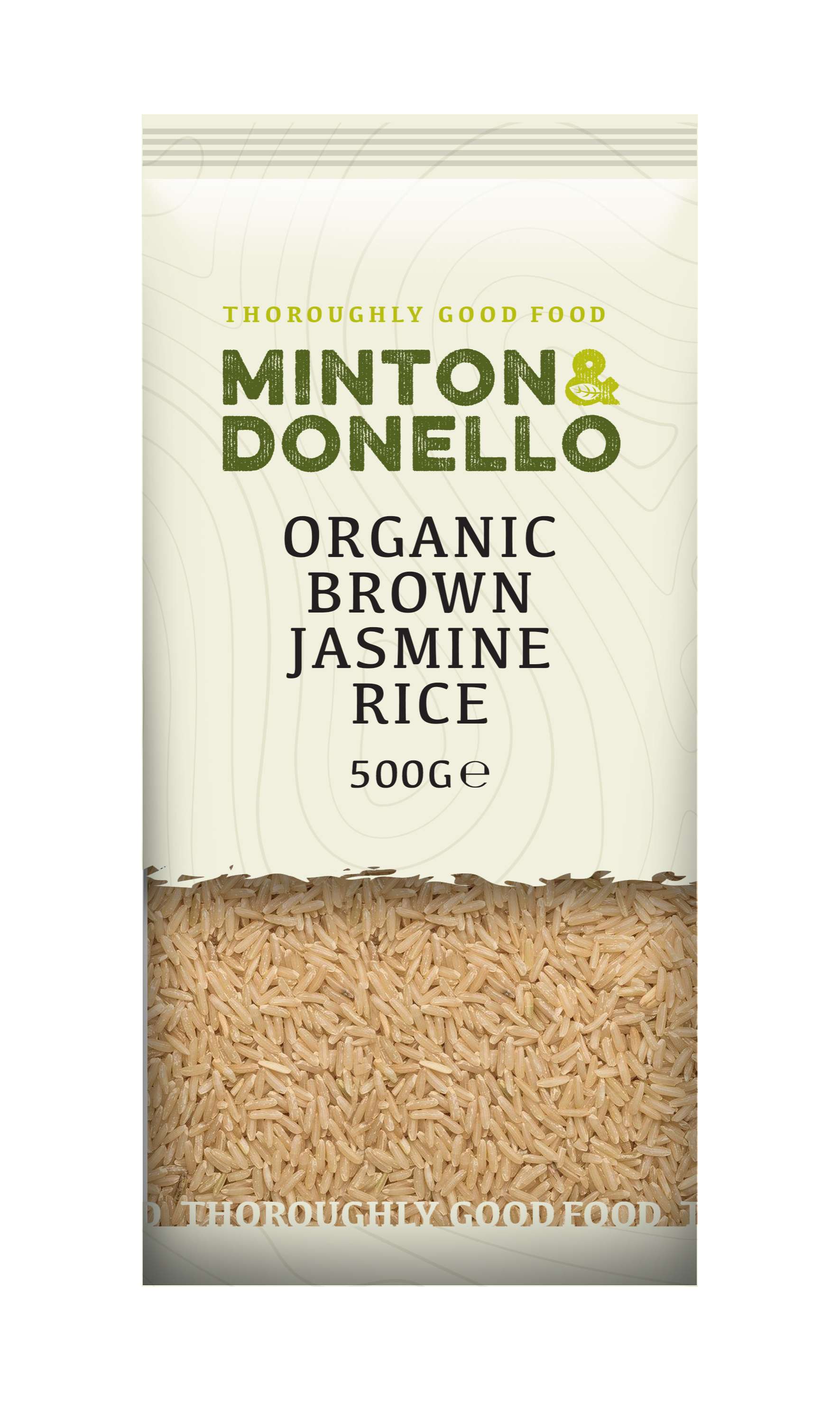 6 x Minton & Donello Organic Brown Basmati Rice - 500g