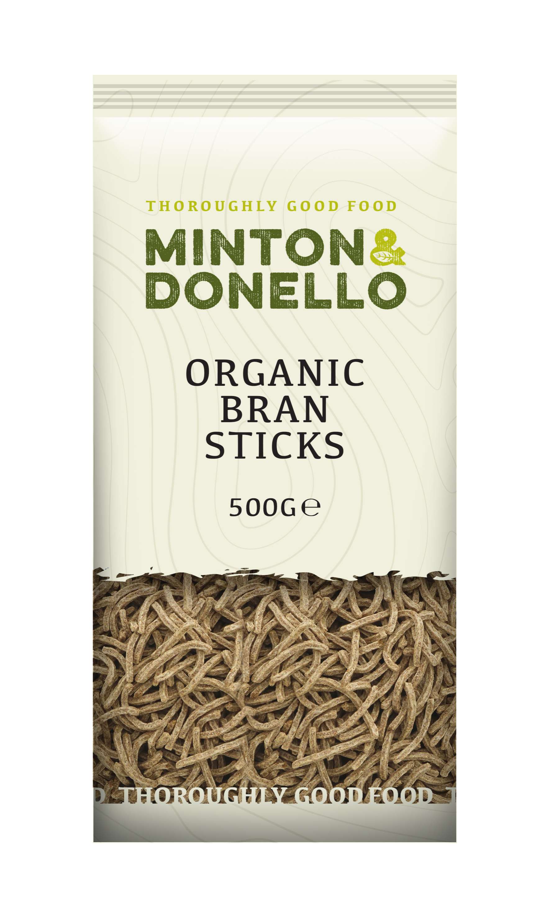 6 x Minton & Donello Organic Bran Sticks - 500g