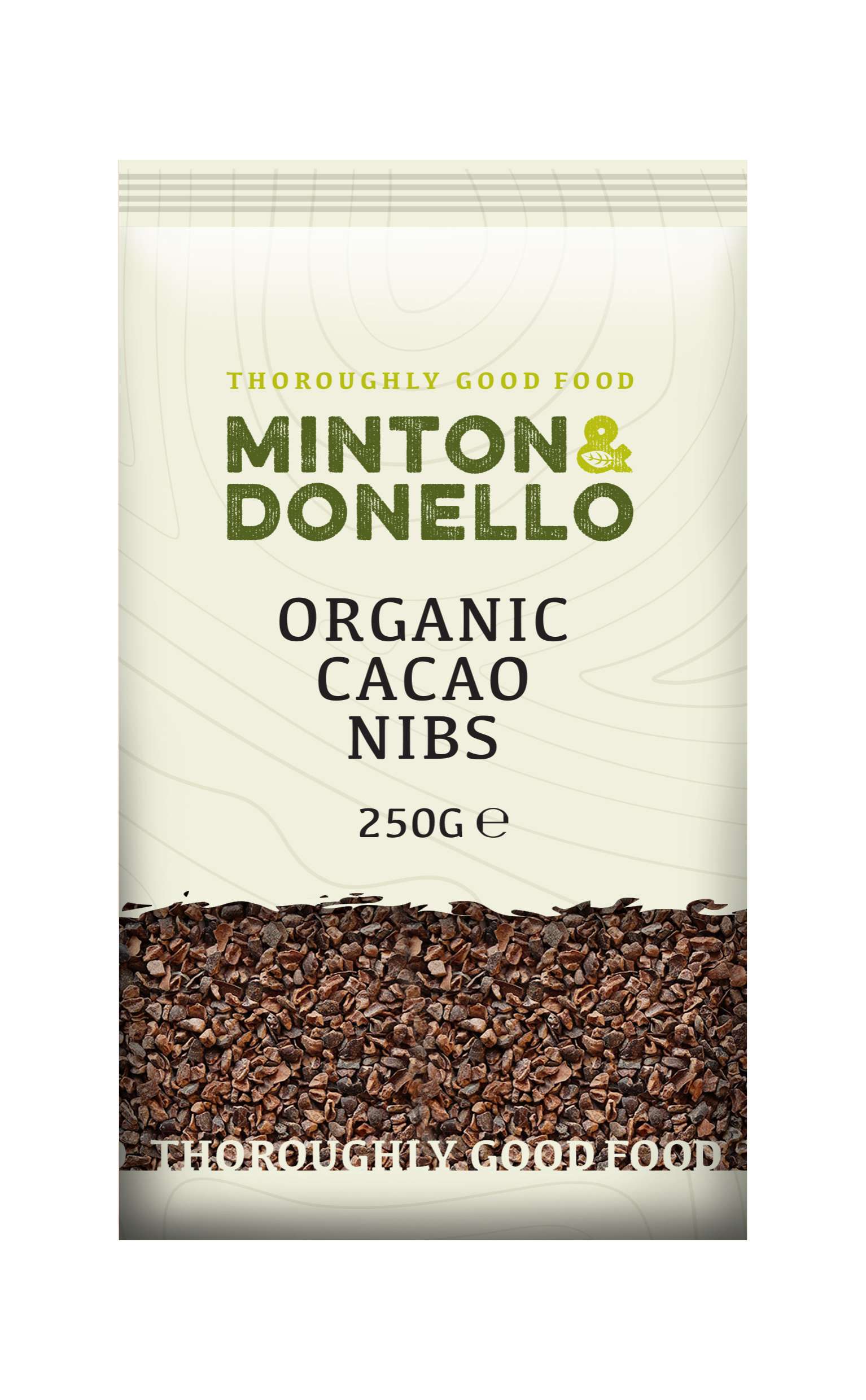 6 x Minton & Donello Cacao Nibs (Raw, Organic) - 250g