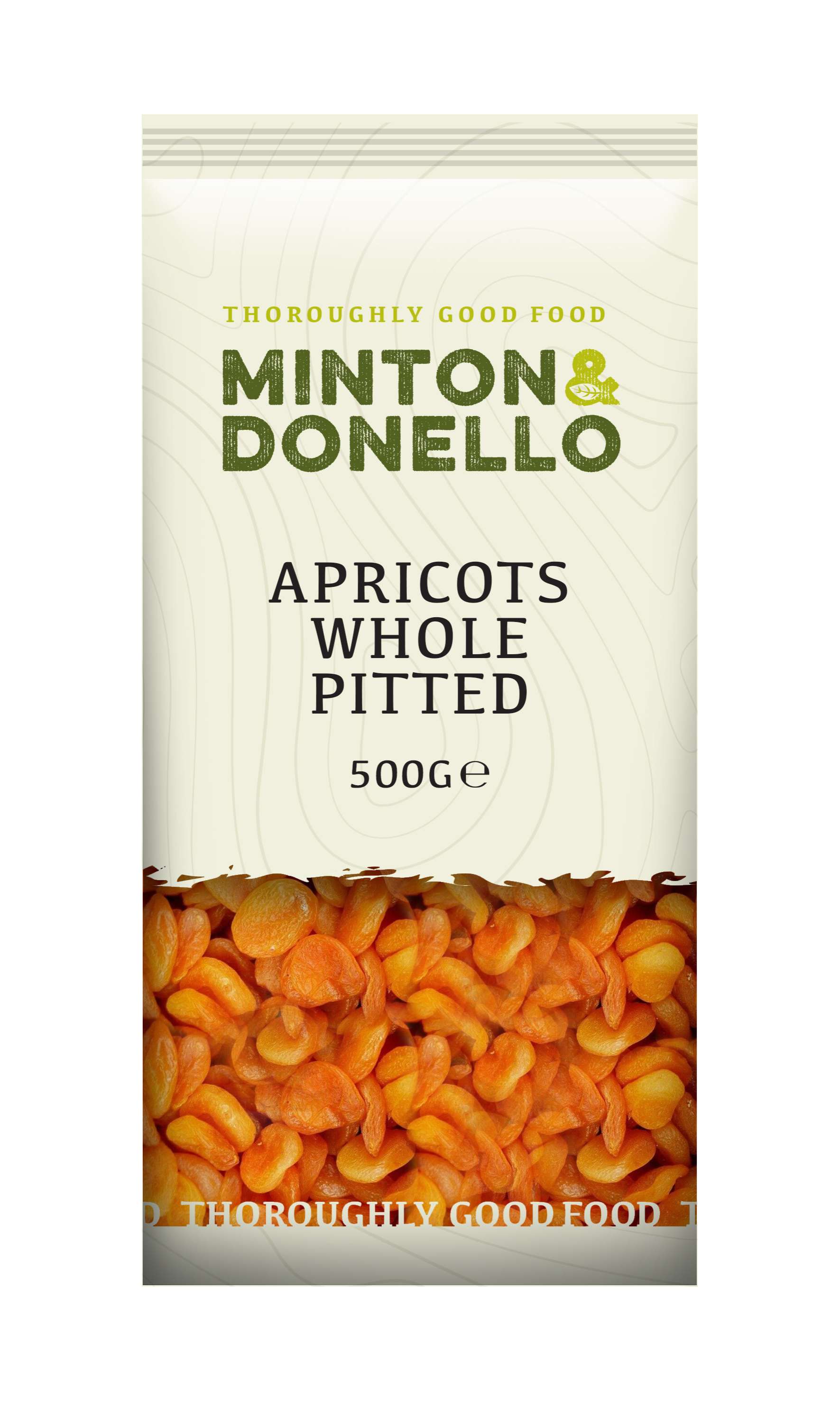 6 x Minton & Donello Apricots Whole Pitted - 500g
