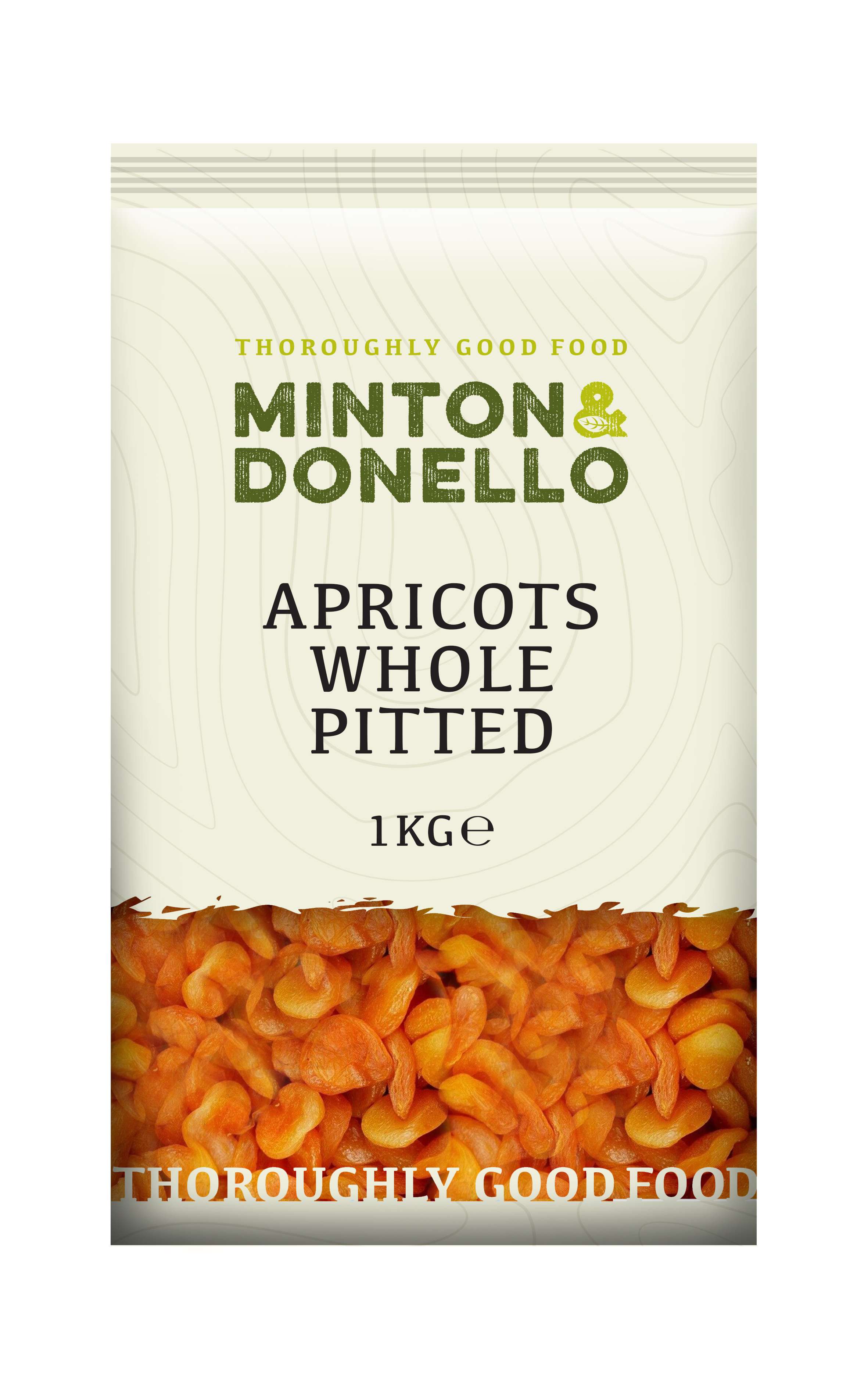 6 x Minton & Donello Apricots Whole Pitted - 1000g