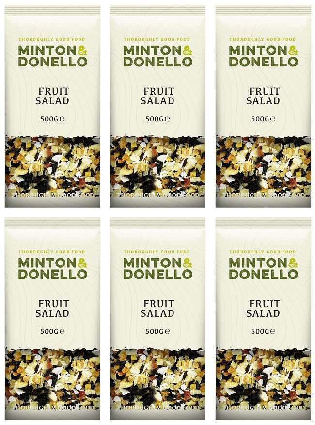 6 x Minton & Donello Fruit Salad - 500g