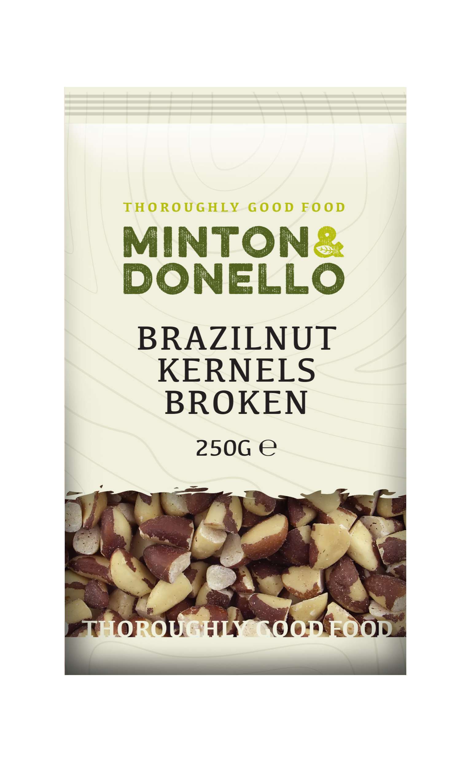 6 x Minton & Donello Brazilnut Kernels Broken - 250g