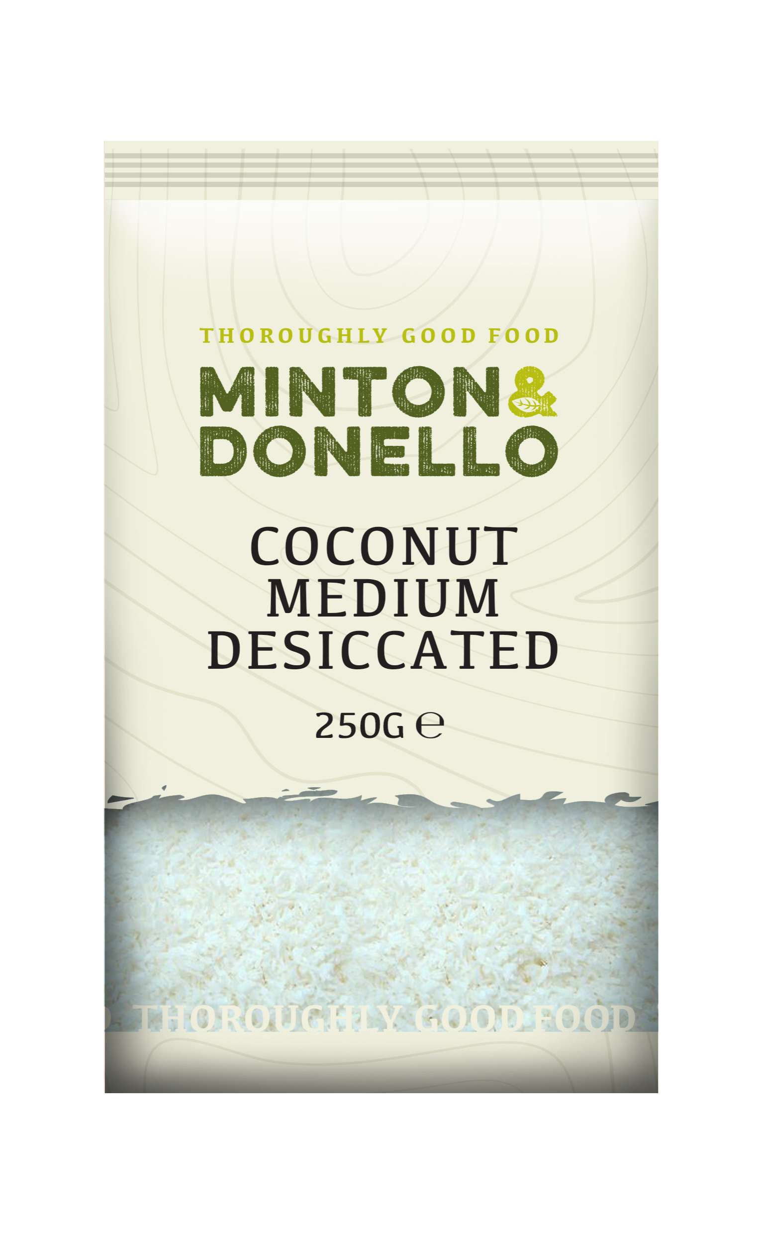 6 x Minton & Donello Coconut Medium Desiccated - 250g