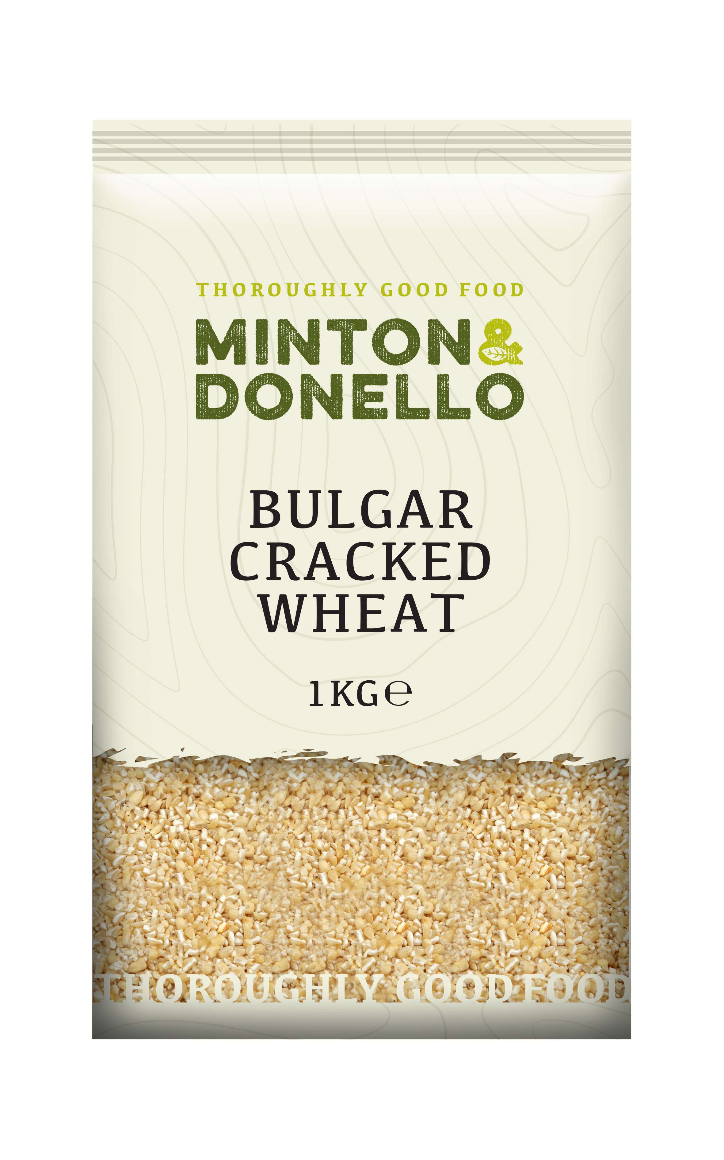 6 x Minton & Donello Bulgar Cracked Wheat - 1000g