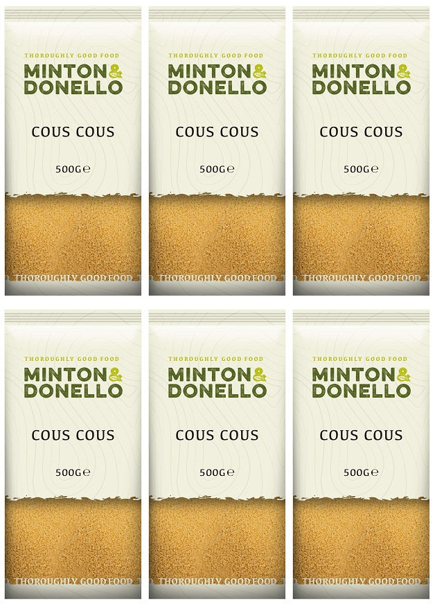 6 x Minton & Donello Cous Cous - 500g