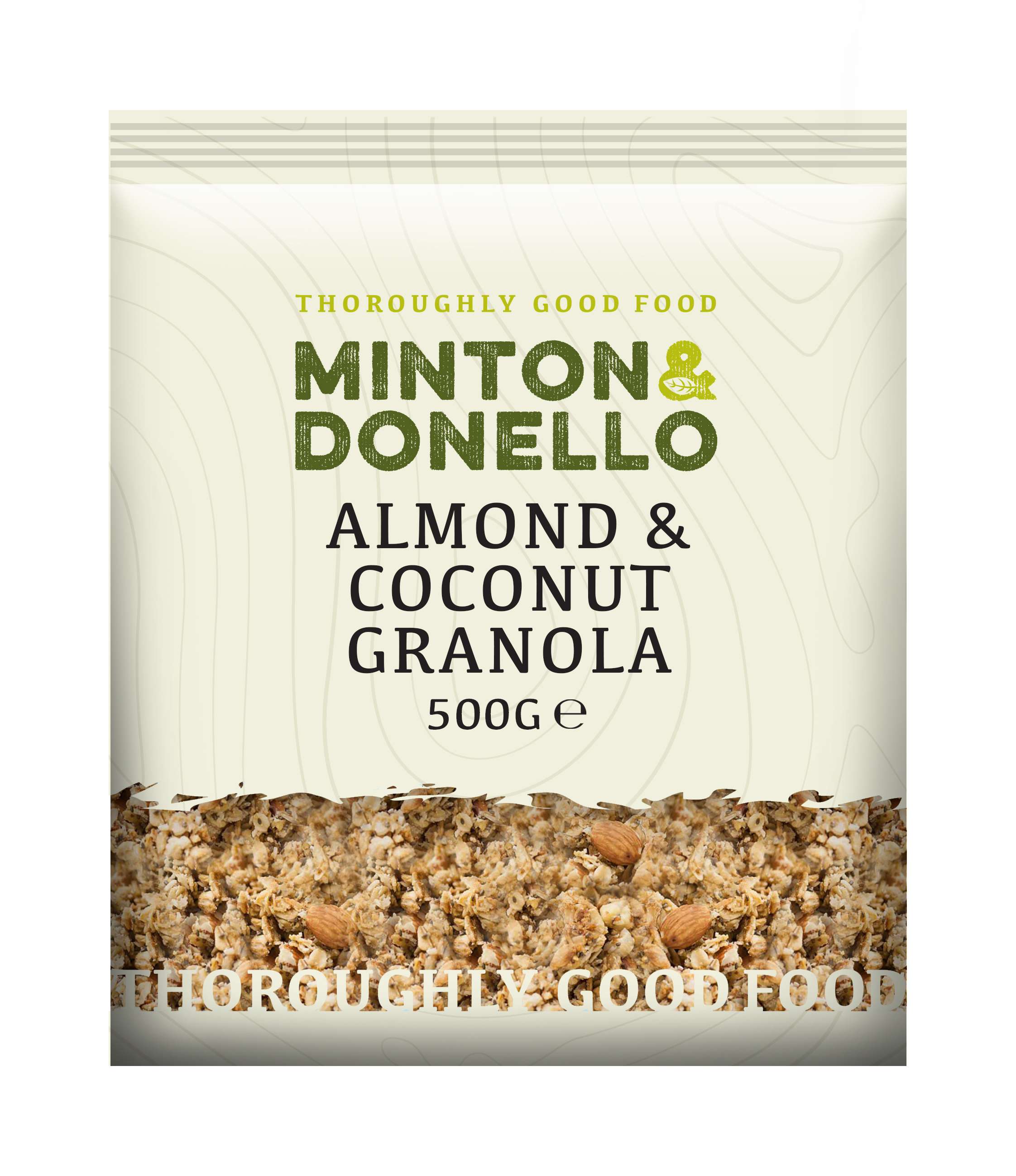 6 x Minton & Donello Almond & Coconut Granola - 500g