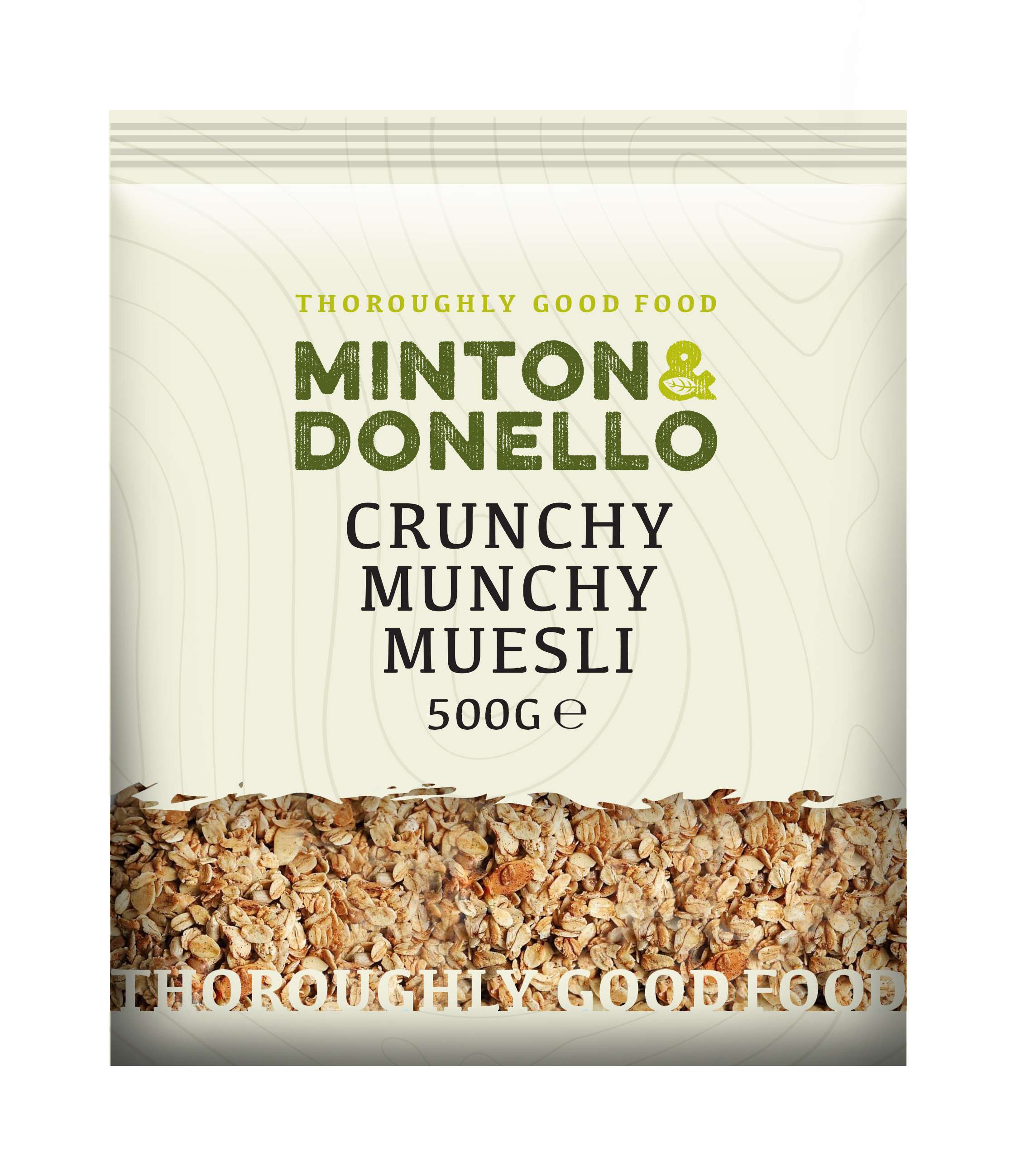 6 x Minton & Donello Crunchy Munchy Muesli - 500g