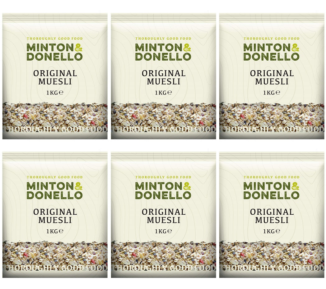 6 x Minton & Donello Original Muesli - 1000g