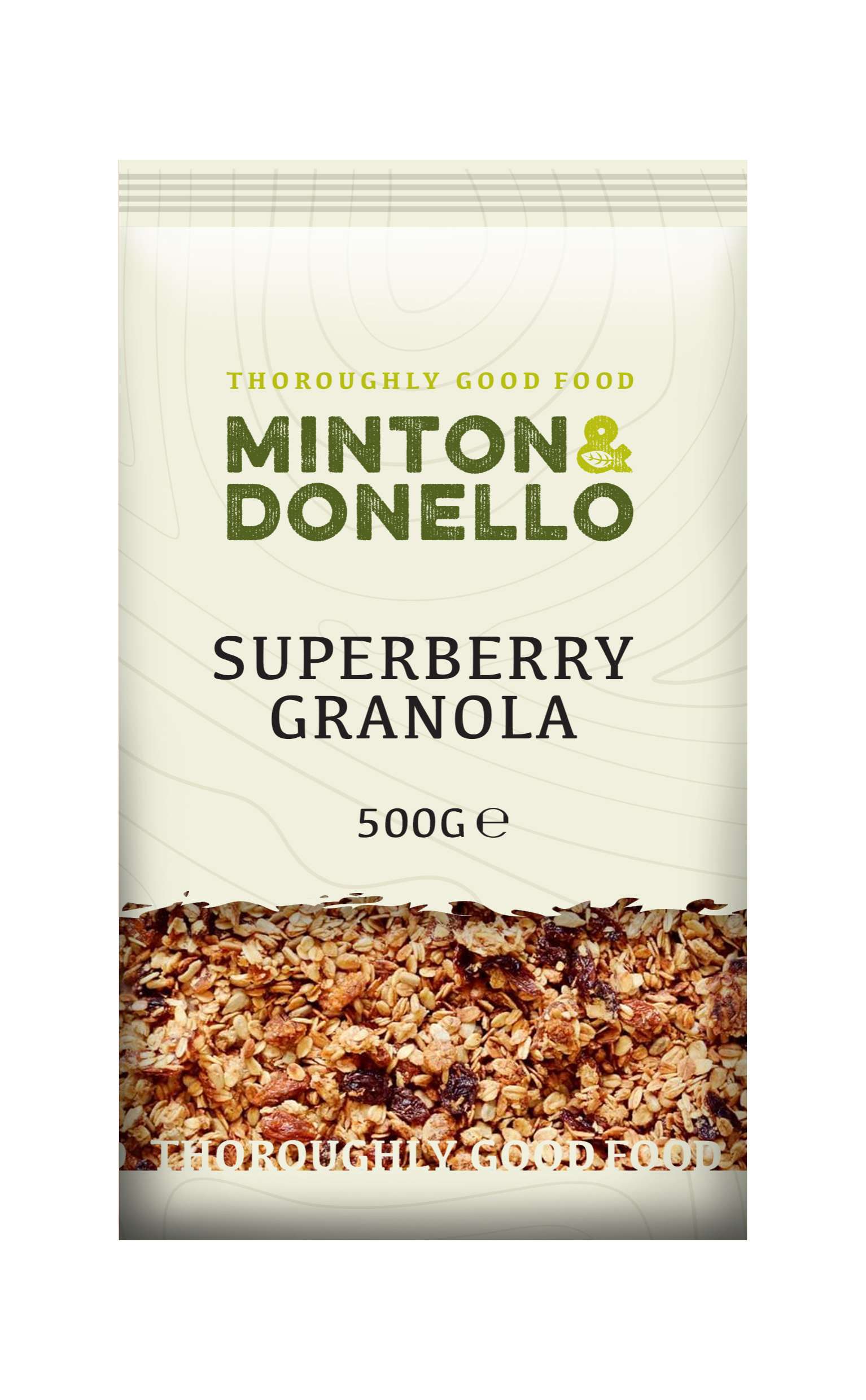 6 x Minton & Donello Super Berry Granola Crunch - 500g