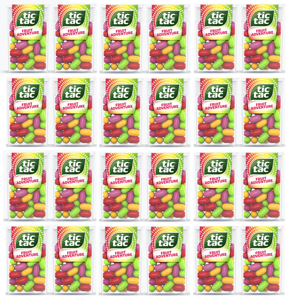 24 x Tic Tac Fruit Adventure 18Gm