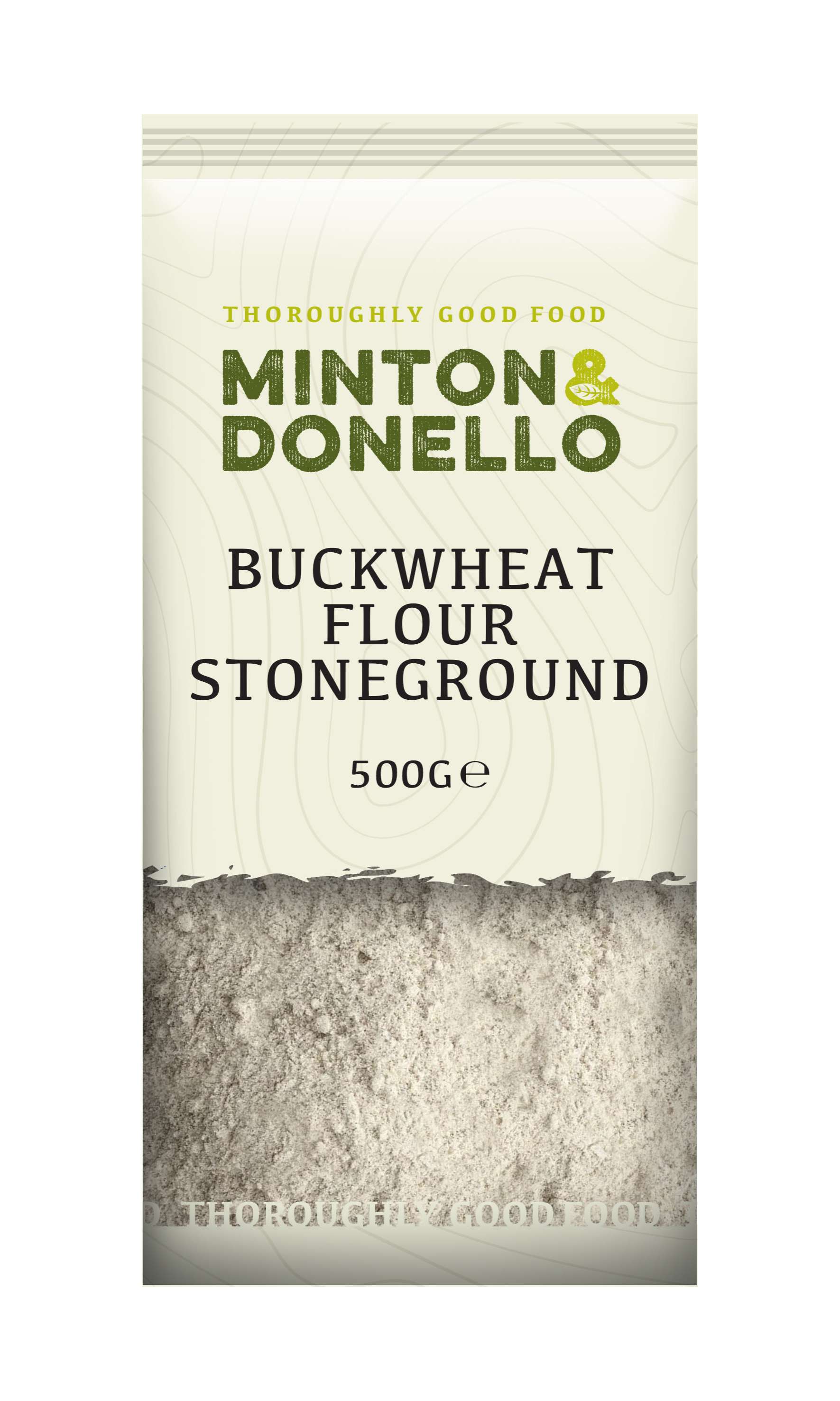 6 x Minton & Donello Buckwheat Flour Stoneground - 500g