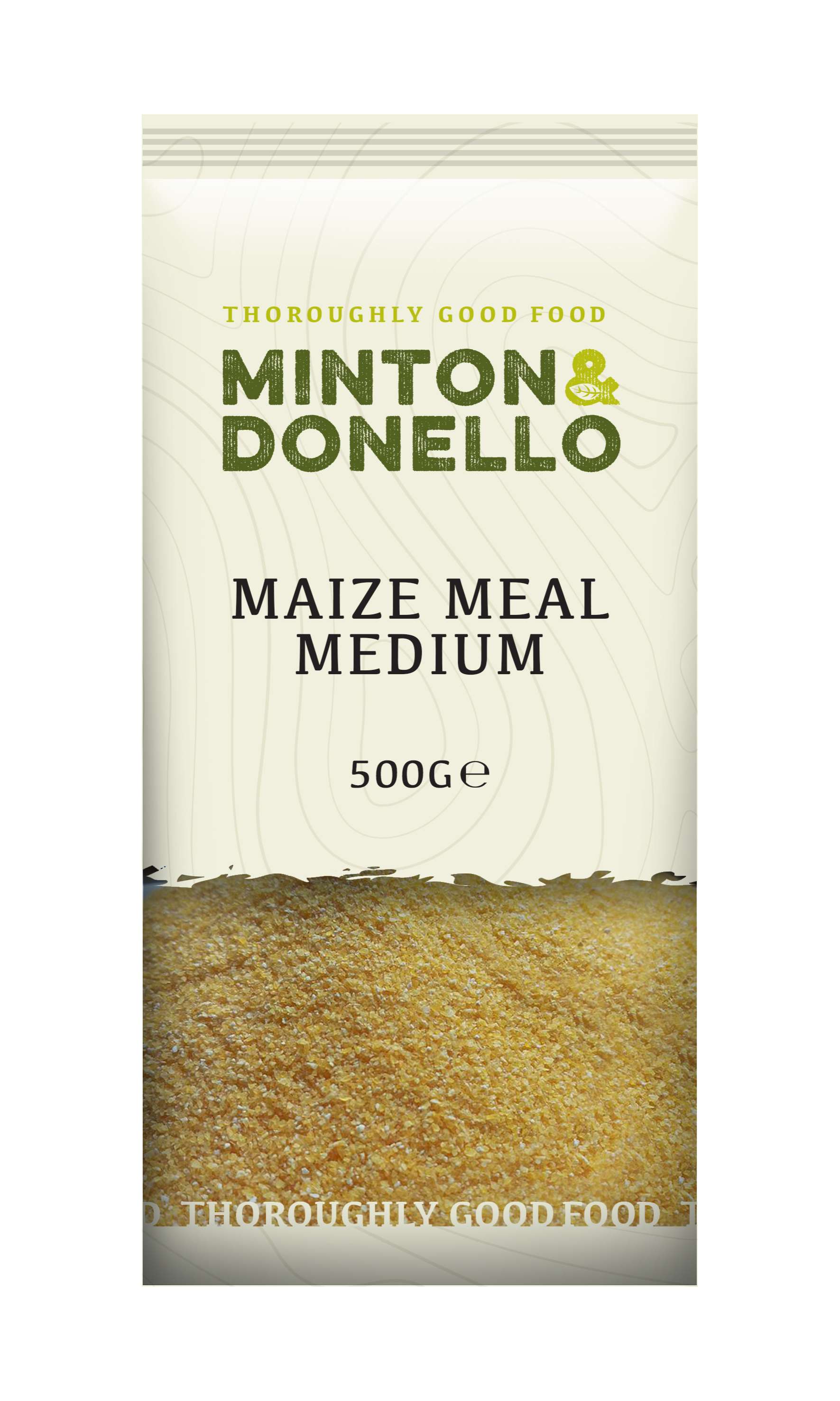 6 x Minton & Donello Maize Meal Medium - 500g