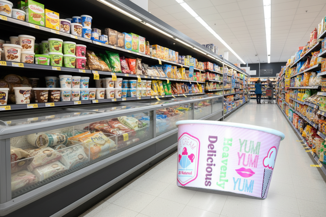 Cup Ice Cream Chill 4Oz