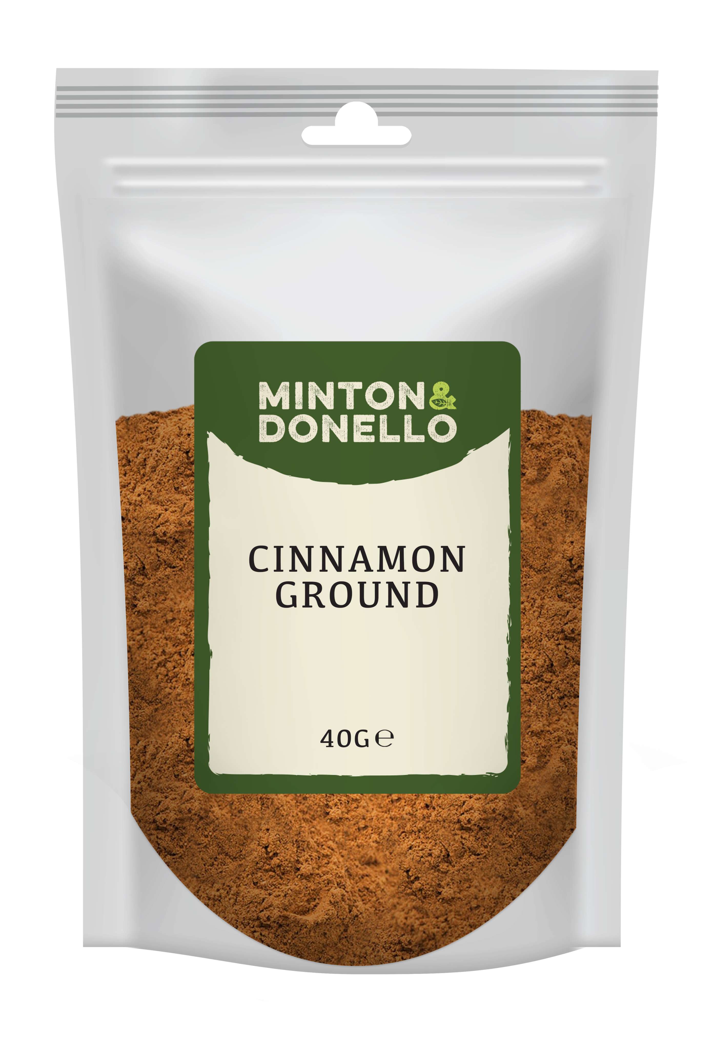 10 x Minton & Donello Cinnamon Ground - 40g