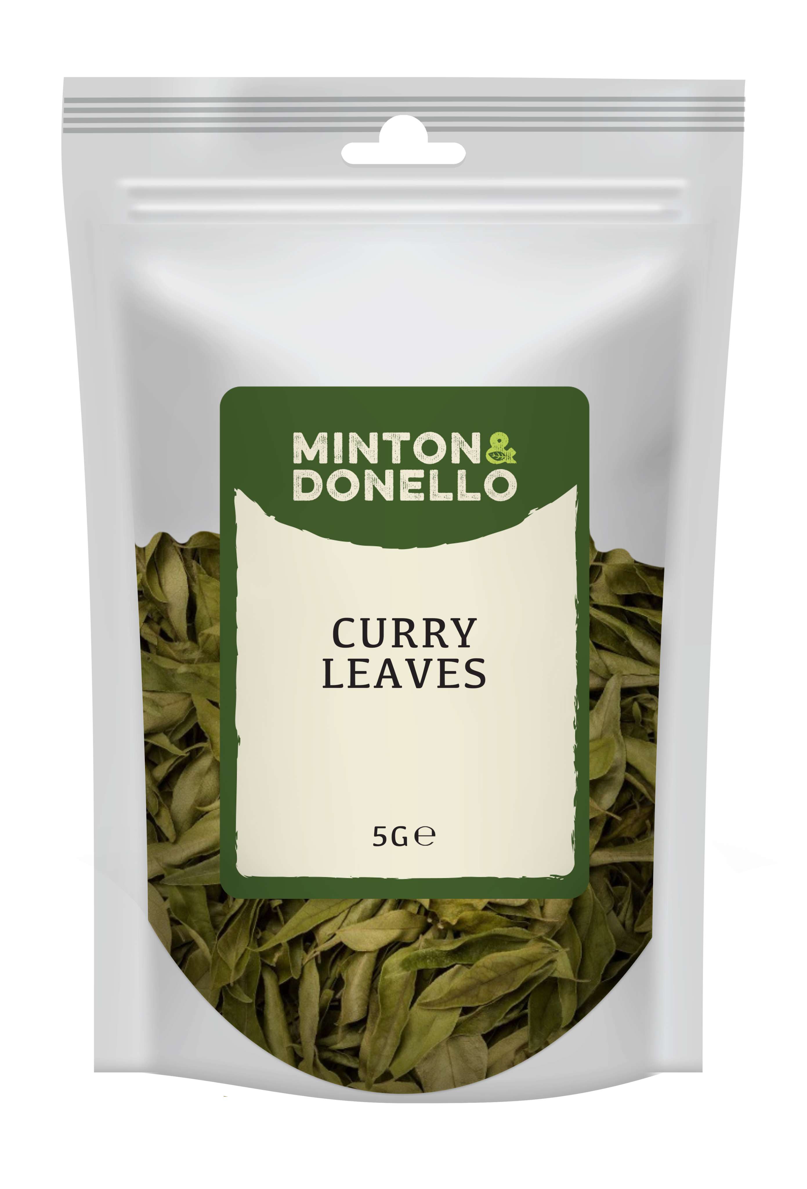 10 x Minton & Donello Curry Leaves - 5g