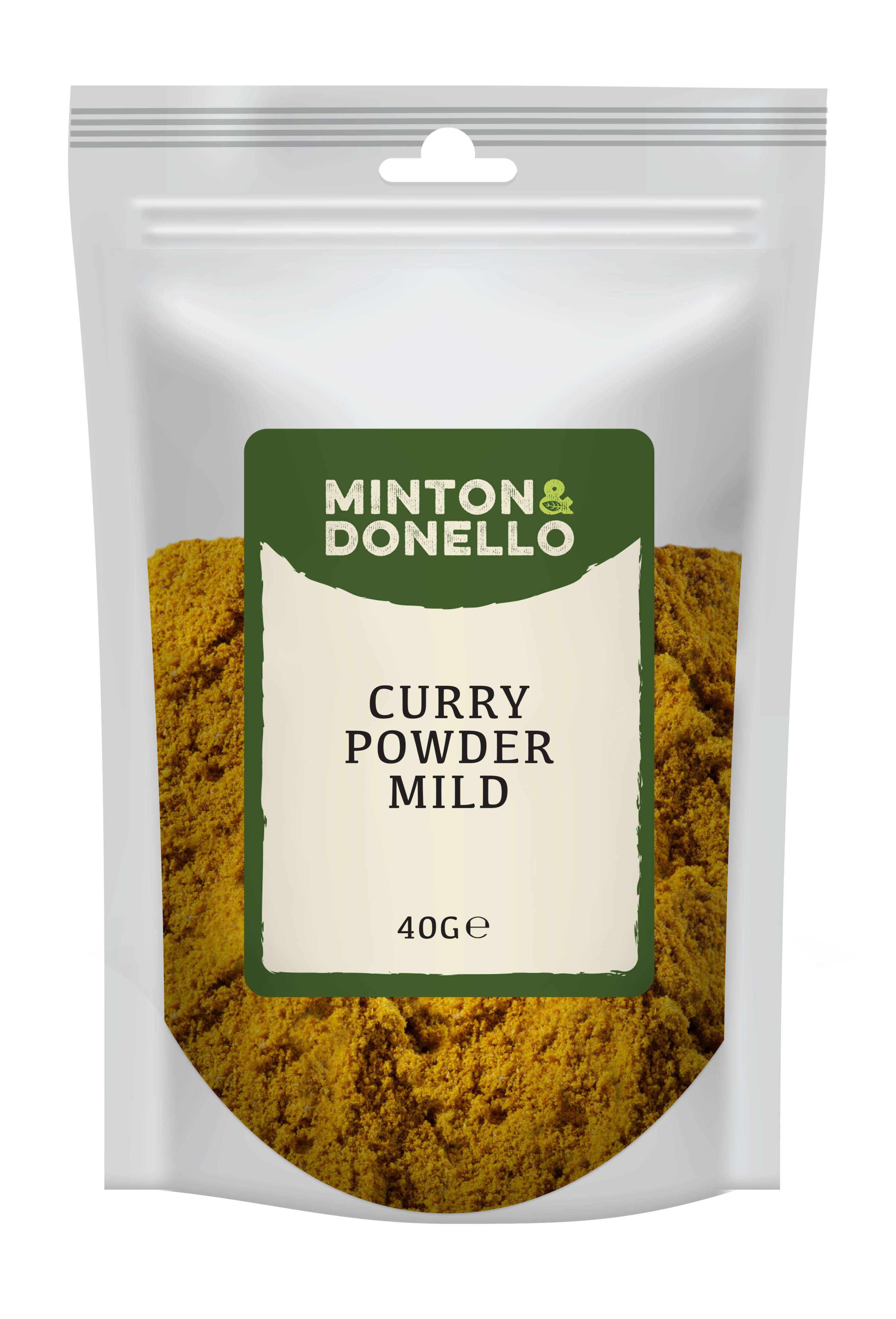 10 x Minton & Donello Curry Powder Mild - 40g