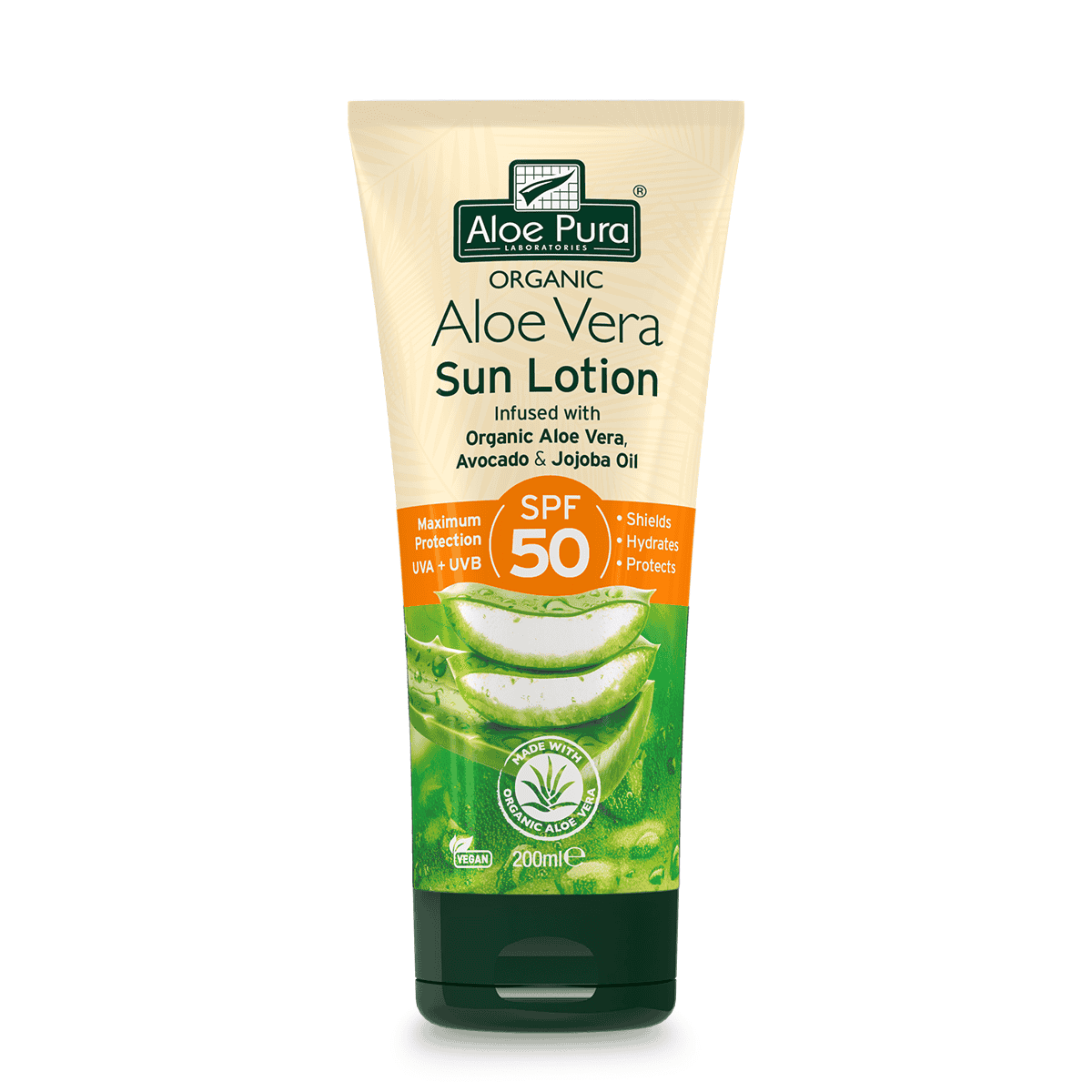Aloe Pura Aloe Vera Sun Lotion SPF50 - 200ml